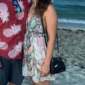 Mumu Island Mini Halter Dress